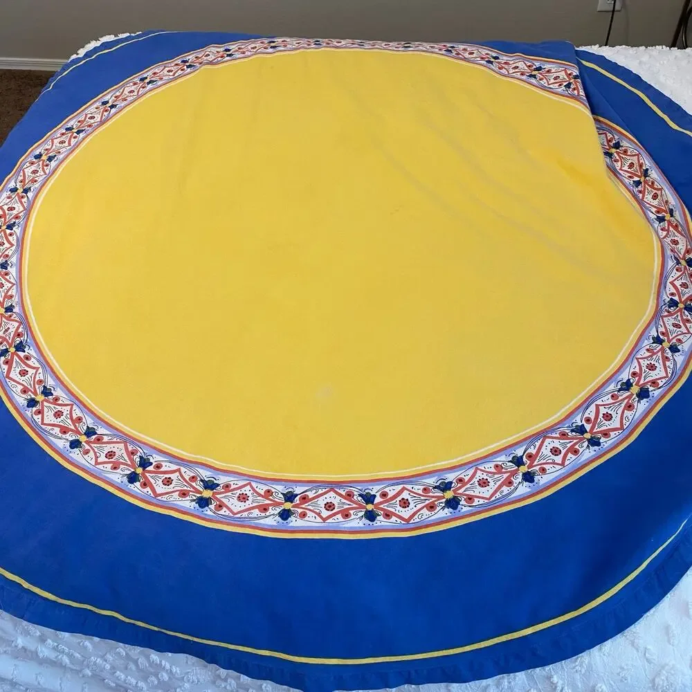 Williams Sonoma Round Tablecloth 70